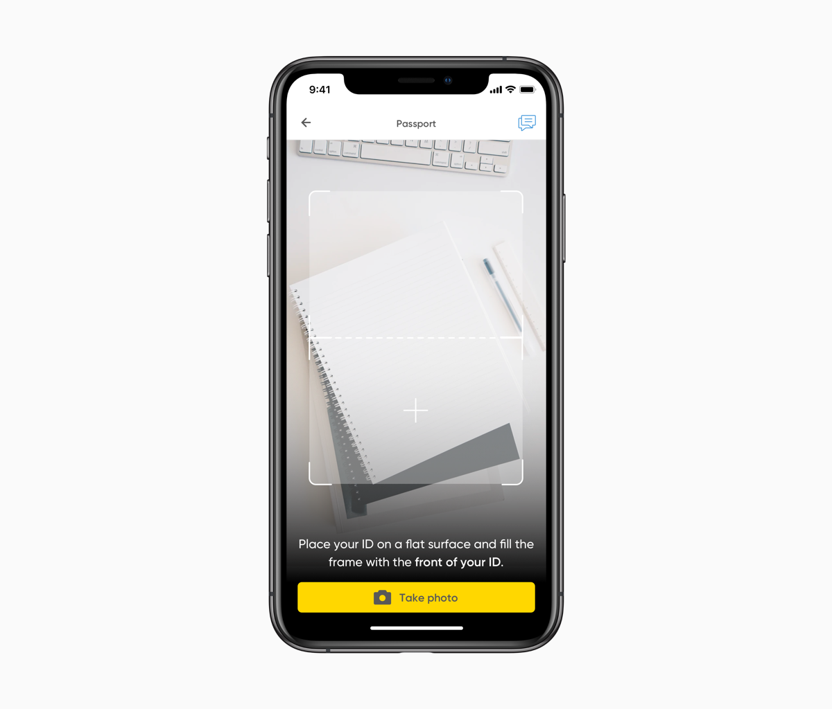 iPhones showing the intial screens of the old onboarding process