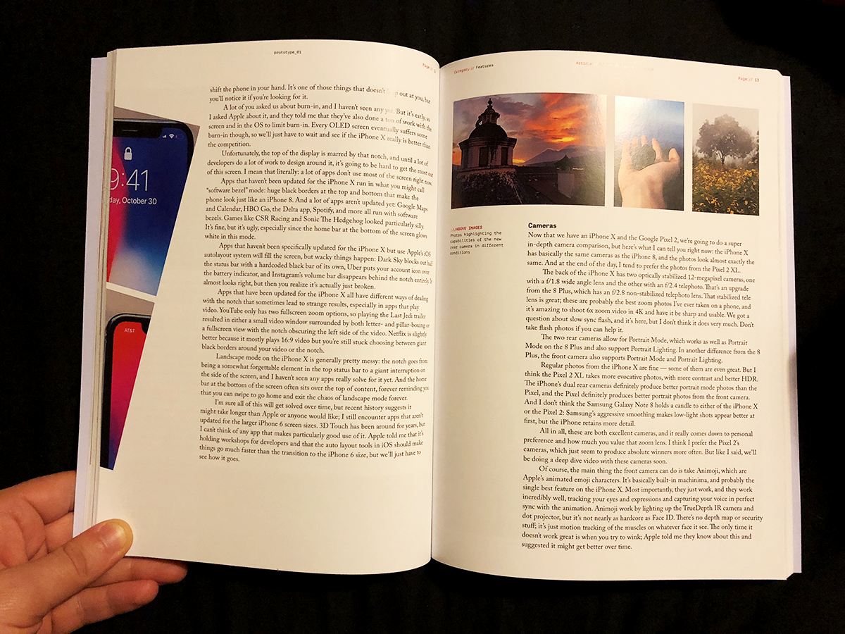 Photo of article from magazine